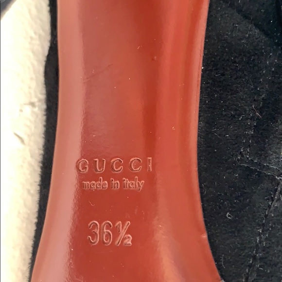 Gucci Suade Stiletto Boots - Picture 4 of 5